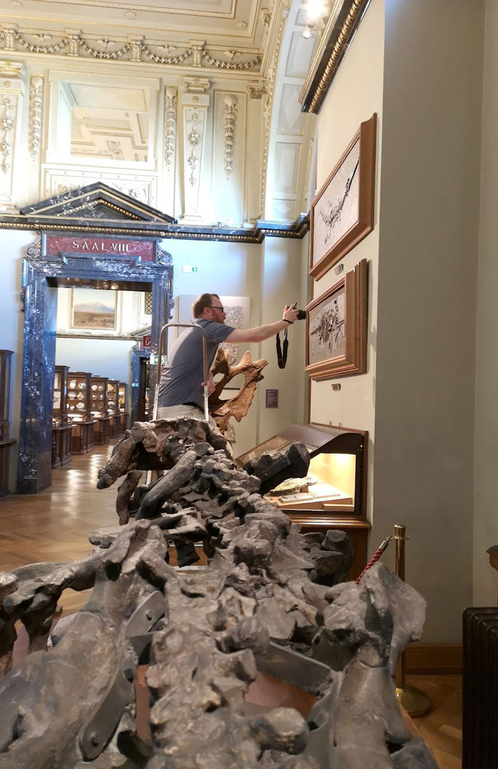 Sven Sachs is studying marine reptiles at the Naturhistorisches Museum Wien in Vienna (Austria)