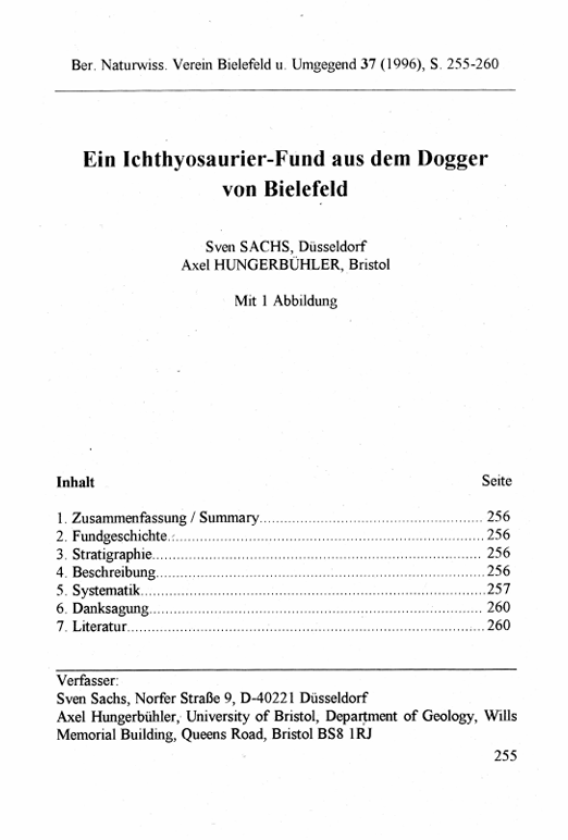 Ein Ichthyosaurier-Fund aus dem Dogger von Bielefeld pdf