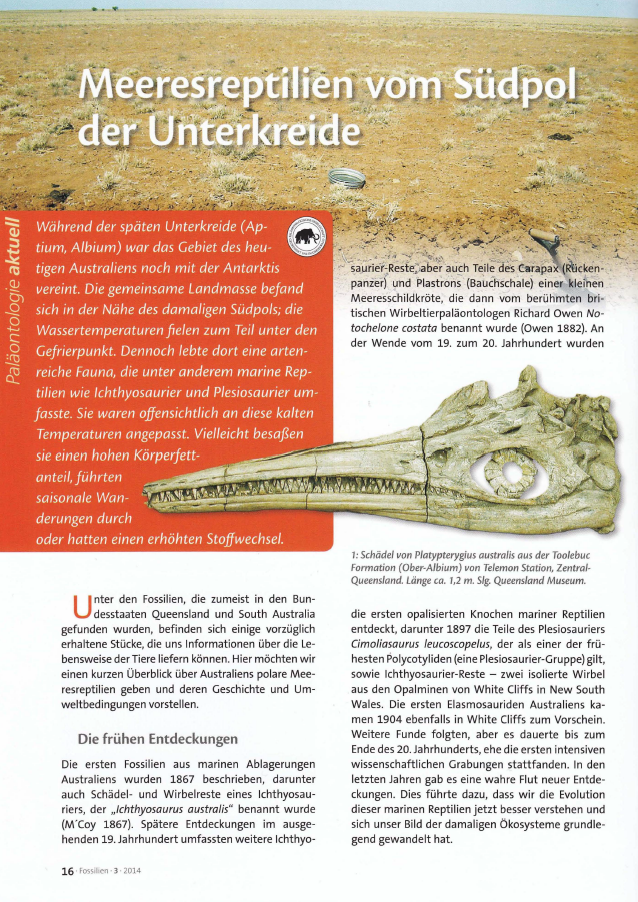 Meeresreptilien vom Südpol der Unterkreide pdf